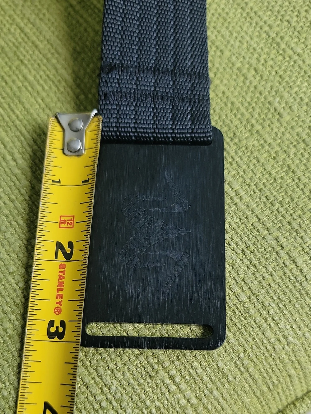 ARGALI Black Ram Emblem Webbing Belt - Men